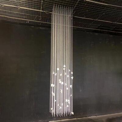 婚礼堂吊顶装饰成品亚克力留恋吊件婚庆舞台背景花瓣珠帘装饰道具