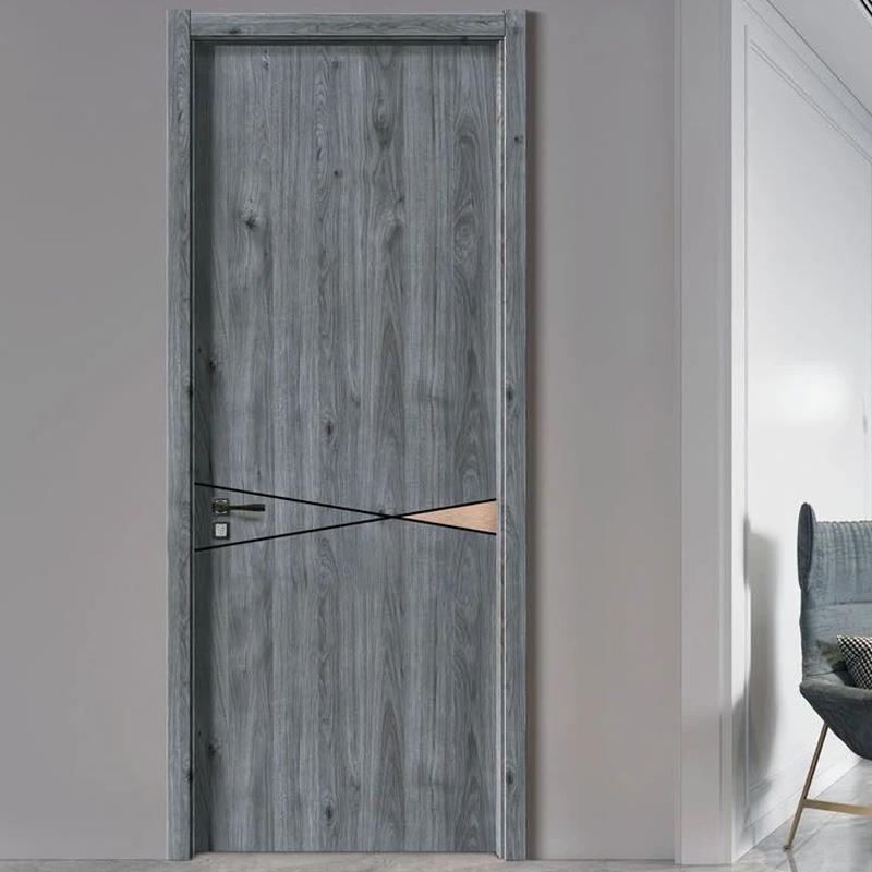 钢木门厂家直销室内门套装门家用房间卧室门子母免漆门烤漆生态门
