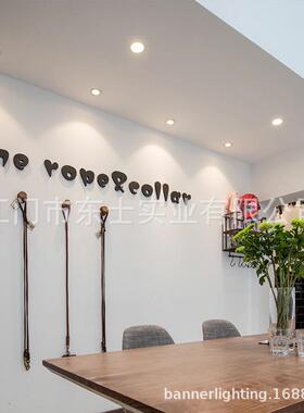 DC12V24V嵌入式LED圆形方形筒灯酒店工程灯光设计6W12W防眩高显指