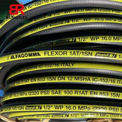 倍润阿法格玛ALFAGOMMA一层钢丝编织管高低温FLEXOR 1SN HT