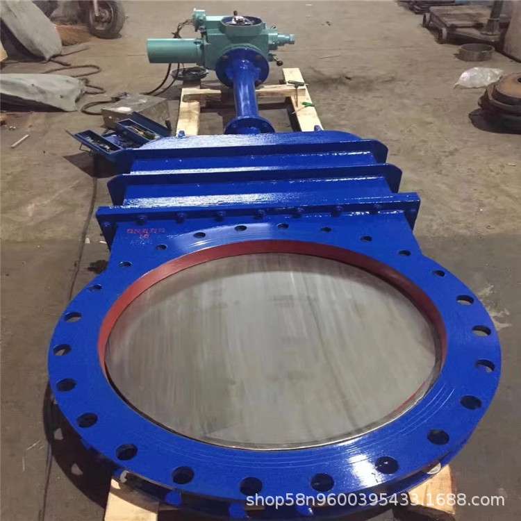 电动暗杆刀型闸阀 DMZ973X-16C DN300 暗杆浆液渣浆刀闸阀