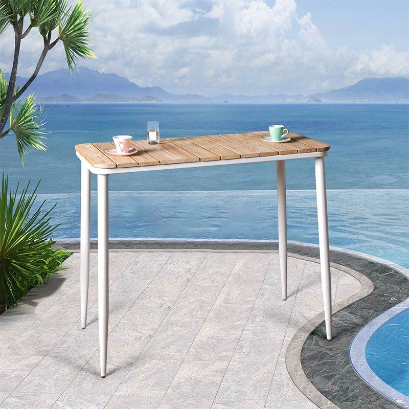 厂家直销户外铁艺休闲桌椅  阳台庭院咖啡厅创意轻奢高脚一桌四椅