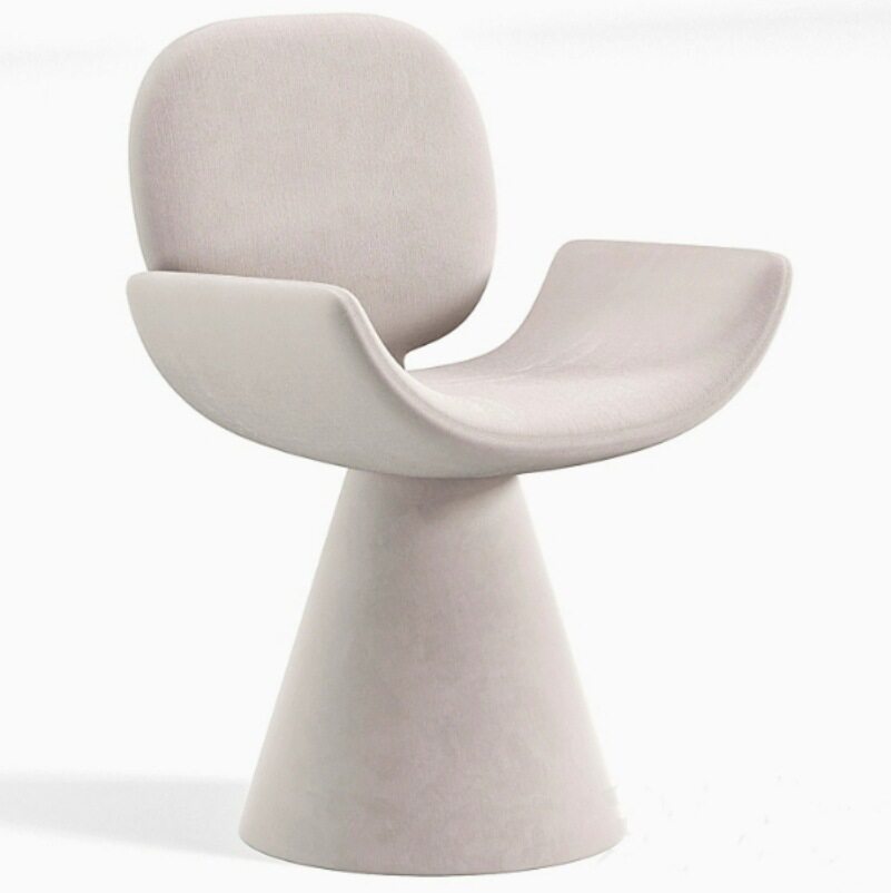 现代简约轻奢靠背梳妆椅