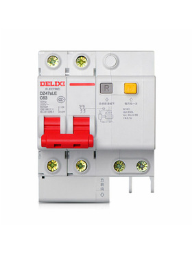 漏电保护器DZ47sLE 2P 10A-63A 家用漏电断路器