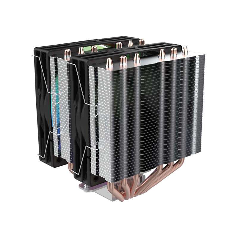 华南金牌冰剑A06S CPU散热器台式机LGA1851/1700/AM5全新平台风扇