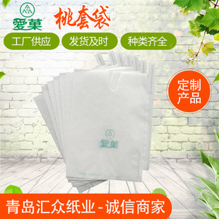 水蜜桃黄桃冬桃蟠桃水果套袋防水防虫山东青岛厂家