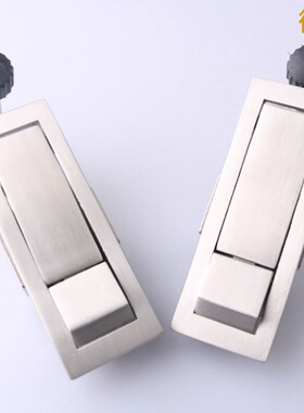 304不锈钢MS708-2-3平面锁配电箱机柜锁 开关柜门锁工业柜锁