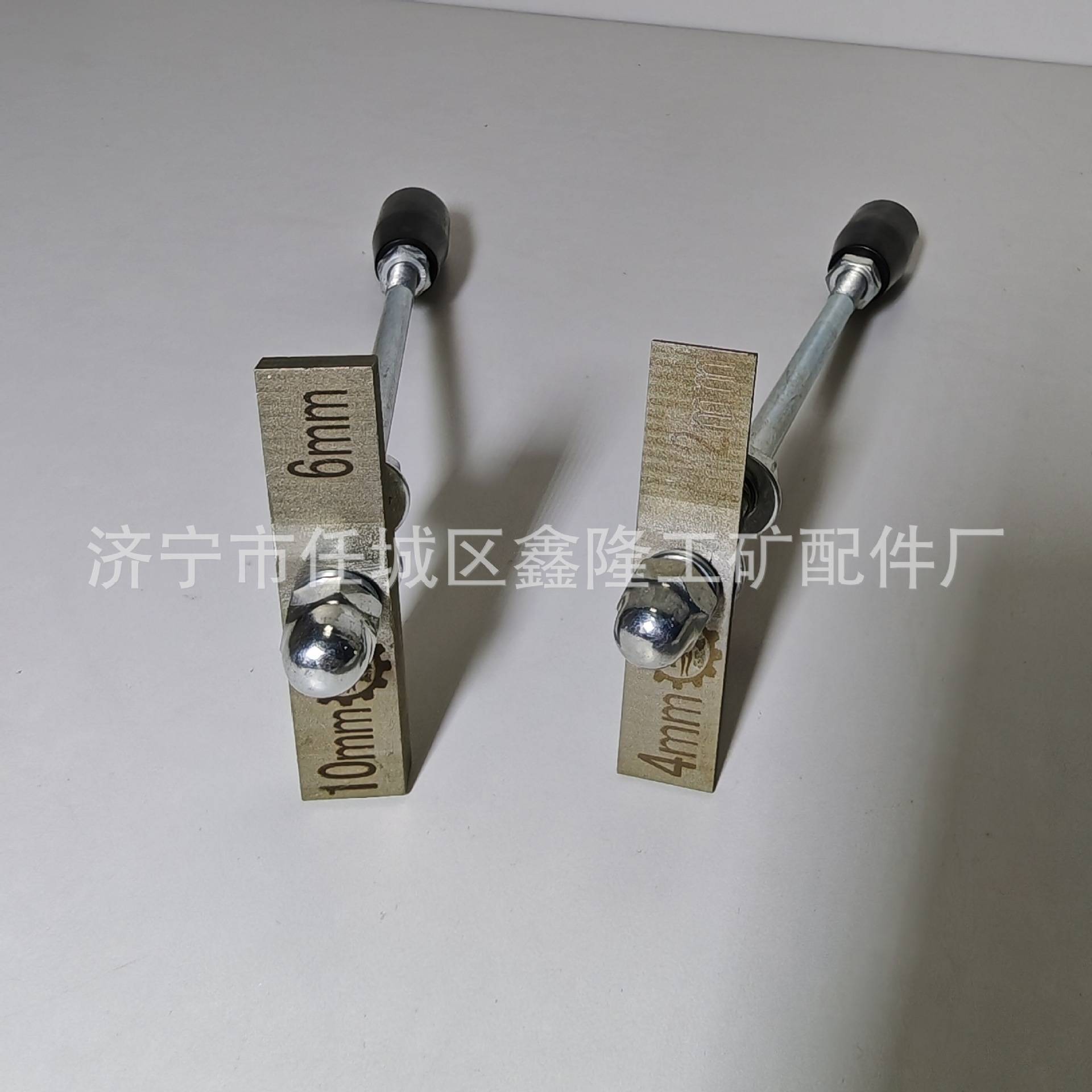 道岔检测锤2mm-4mm6mm10mm密贴间隙钢轨检查锤铁路轨缝检工具棒尺