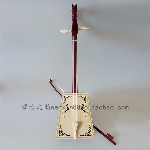 马头琴模型仿真摆件摆设蒙古v族特色手工艺品礼品舞蹈演出表演道