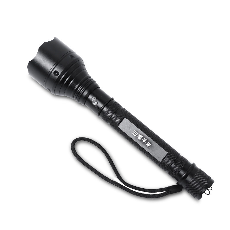 途虎户外防暴强光手电筒可充电超亮远射铝合金多功能防Z身安保器