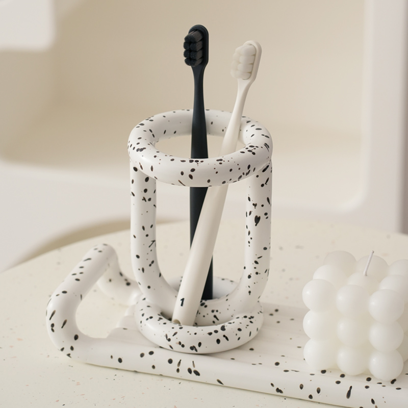 卫浴洗漱套装漱口杯情q侣牙刷杯浴室用品套件托盘置物架卫生间摆