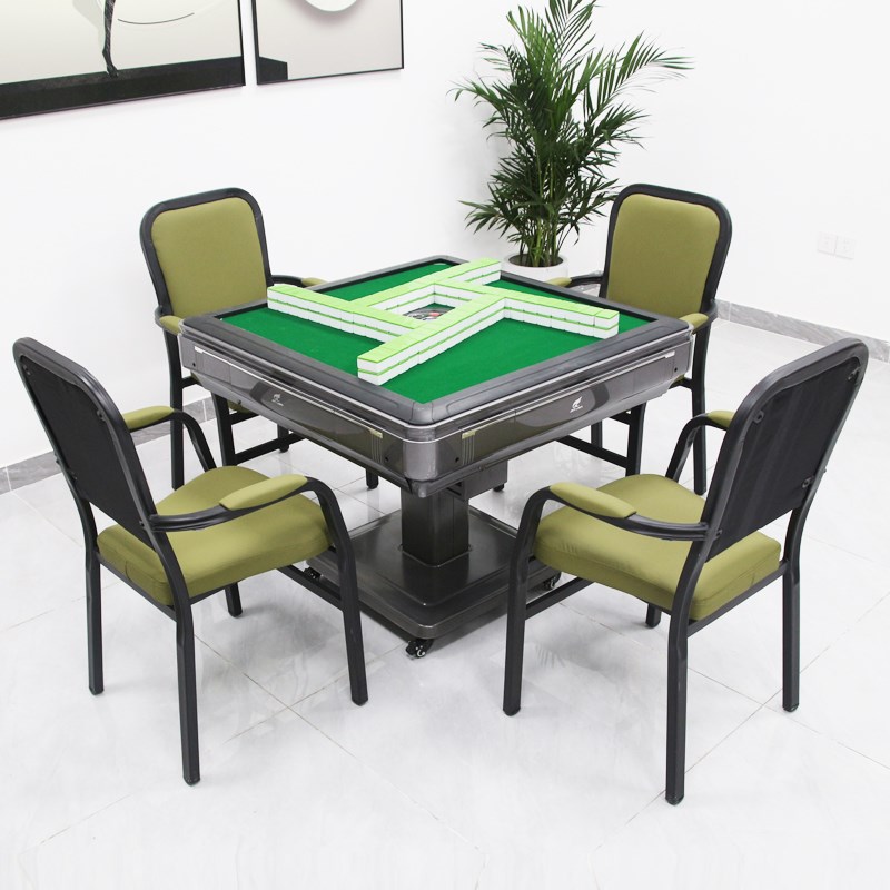 麻将桌椅子加厚凳子靠背棋牌室座椅茶楼宾馆全自动麻W将机椅子包