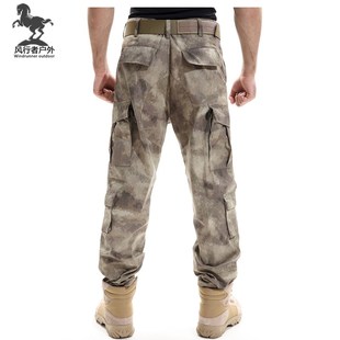 春秋大码 户外军迷美军裤 男款 多兜宽松作训战术长裤 加 i荒漠废墟裤
