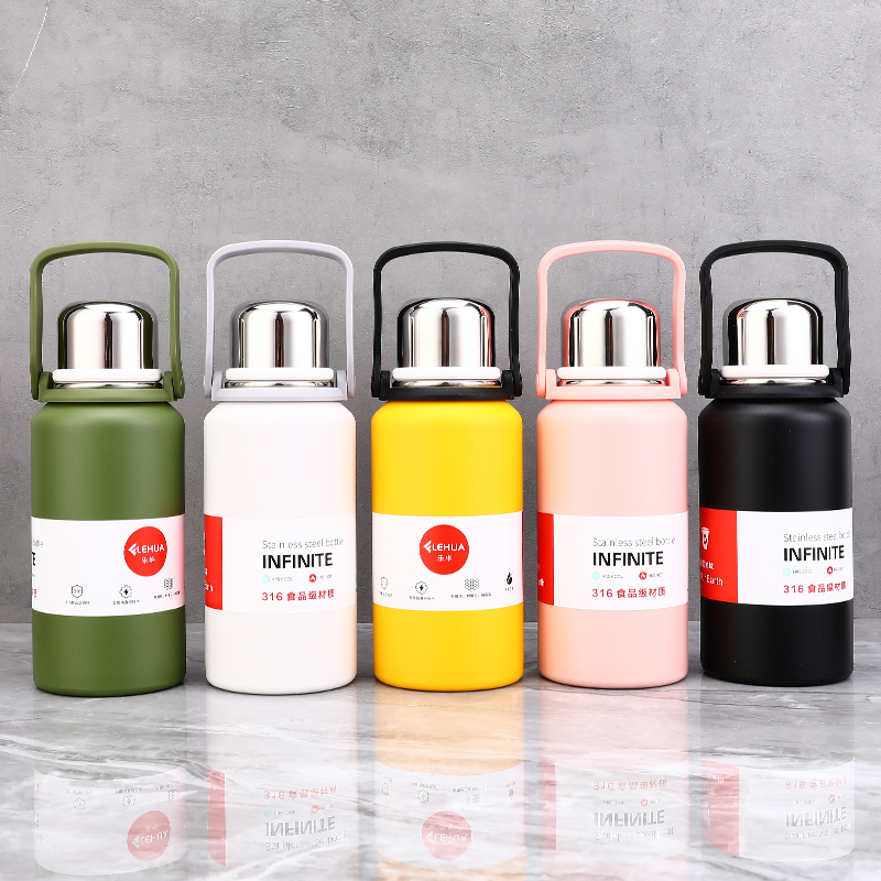 超大容量316不锈钢户外保温杯旅行水壶便携O吨吨桶男女健身水杯子