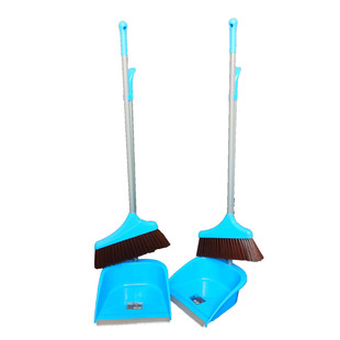 不锈钢塑料软毛扫把簸箕扫帚撮箕套装奋斗粪圾垃圾铲X家用扫帚整