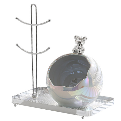 轻奢风垃圾桶家用客厅轻奢可爱小号杂物收L纳桶迷你垃圾桶桌面可