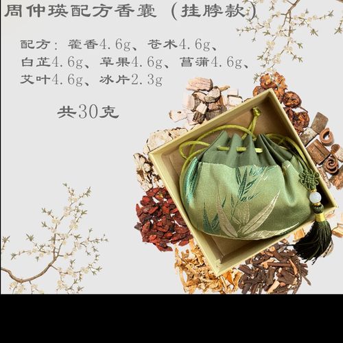 周仲瑛配方挂脖防疫香囊小巧随身D挂车内佩戴香包抗疫预防感避瘟