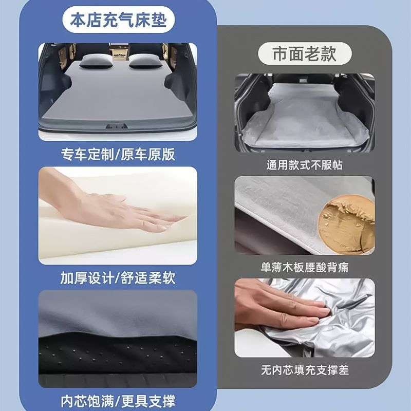 【800斤承重】智界R7充气床垫后备箱垫后排睡垫气垫床记忆棉车载