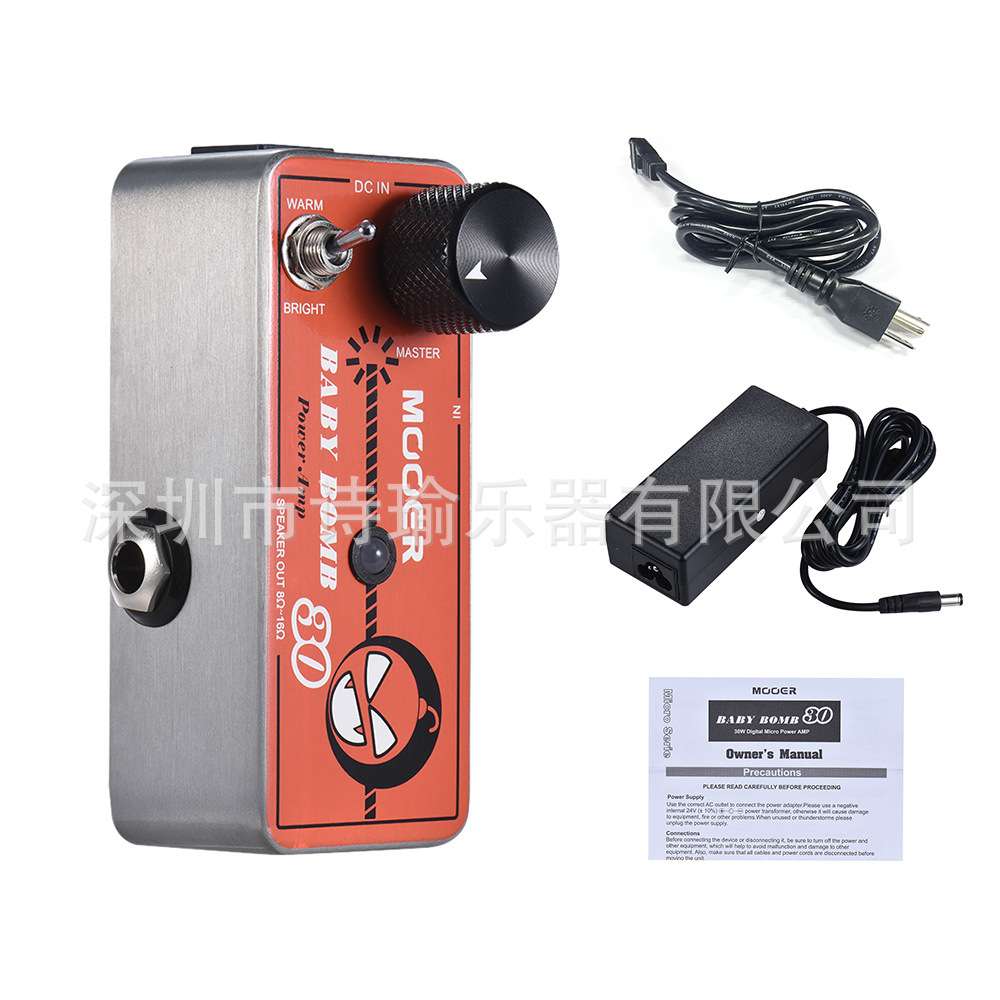 MOOER魔耳 Baby Bomb后级音箱效果器功放电吉他音箱头单块效果器