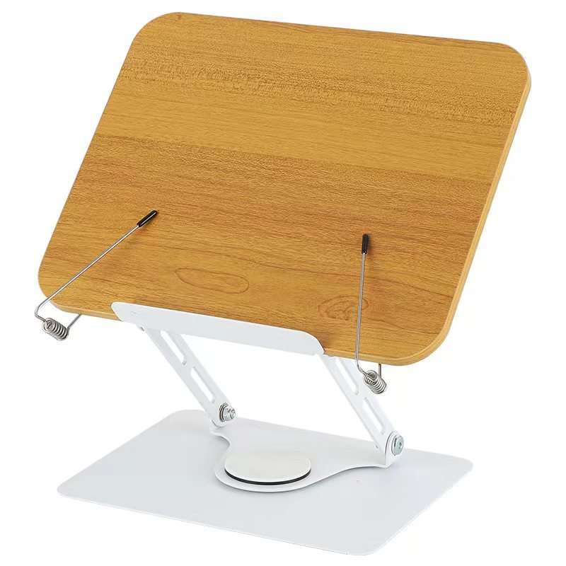 旋转看书架阅读书架桌面床上升降笔记本平板亚克力阅读增高读书架