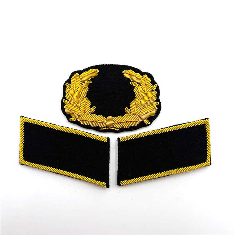 55式布贴刺绣h制服金销绣配饰徽章手工金属丝红色领针纪念品帽,居家布艺,布贴,淘宝优惠券,粉丝福利购,淘宝优惠卷