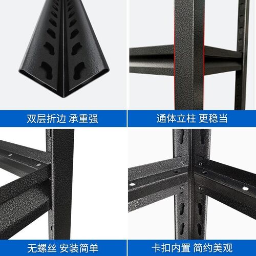 仓储货架家e用置物架阳台落地多层收纳展示架杂物架承重货物铁架