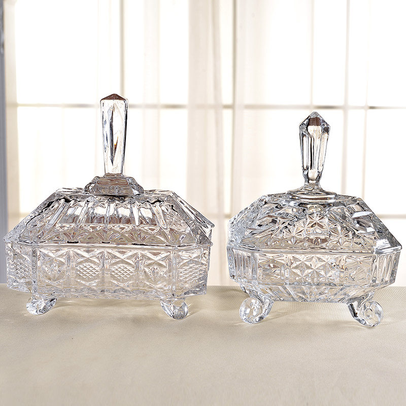 欧式复古非透明水晶玻璃糖果罐手饰X消磁储物罐子,厨房/烹饪用具,密封罐,淘宝优惠券,粉丝福利购,淘宝优惠卷