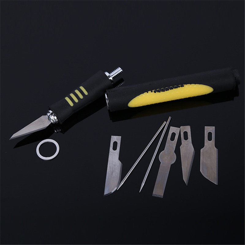 木雕工具套装 学生 手工雕刻 diy 木艺制L作纂刻刀替换刀片 刻字