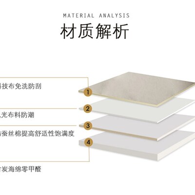 达芬罗 床头靠垫超纤皮靠背榻榻米软包双人大靠背V垫枕简约床头罩