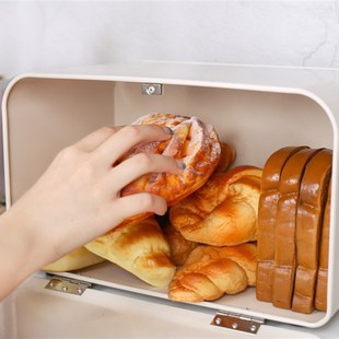 加厚烤漆镀锌铁口罩箱面包收纳储物罐糖果K茶叶食品密封杂粮储物