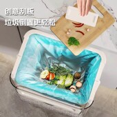 新款 纸篓透明悬挂可折叠垃圾箱 折叠垃圾f桶厨房垃圾桶家用壁挂式
