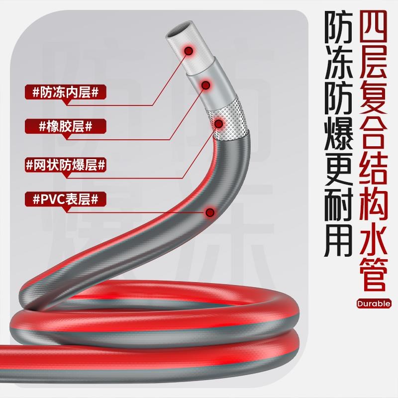 电气洗车高压水枪家用水管软管浇G水收纳架冲洗庭院收卷神器