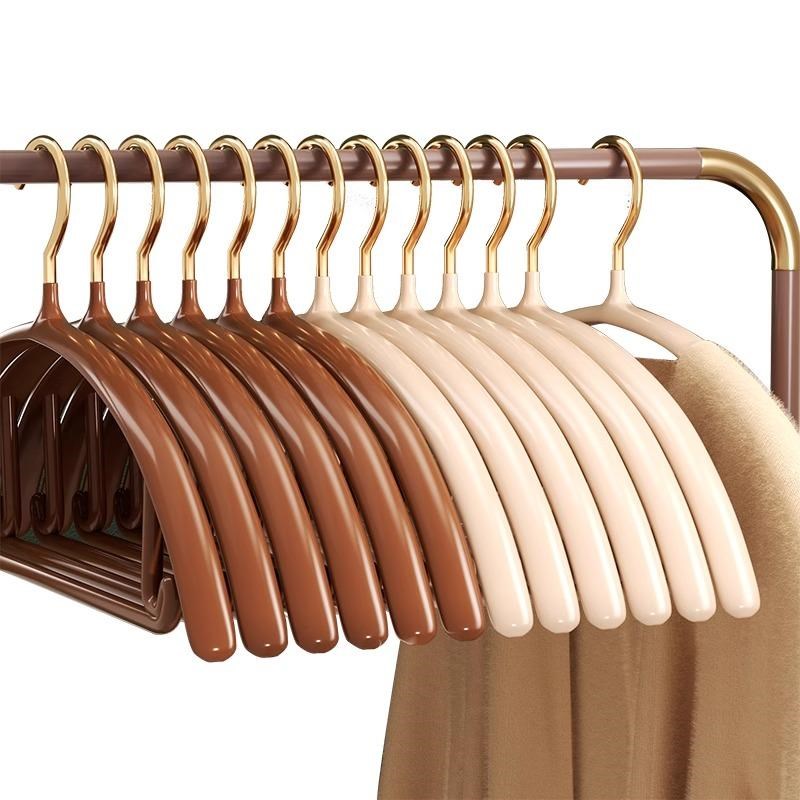 德国品质衣架家用不锈钢无痕防肩角晾衣架子加厚S加粗防滑衣挂衣