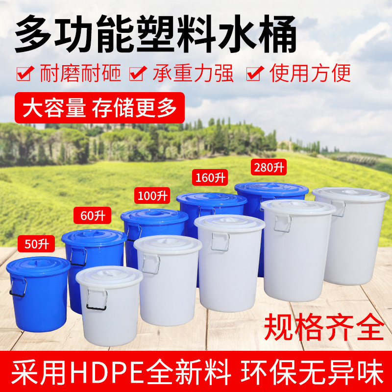 全新加厚塑料h水桶塑料圆桶带盖塑料弹力桶收纳桶塑料铁柄把手水,家庭/个人清洁工具,水桶,淘宝优惠券,粉丝福利购,淘宝优惠卷