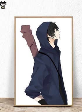 盗墓笔记 dfiy数字油画 张起灵小哥吴邪天真瓶邪手工填色油彩画