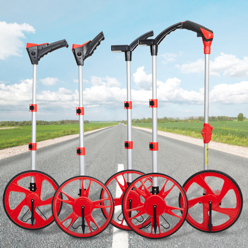 测距轮手推滚尺测量轮电子t测亩仪测量路仪器机械滚轮车工程测量