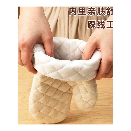 耐高温蒸烤箱用防烫手套加长加厚棉麻防滑微N波炉隔热手套厨房家