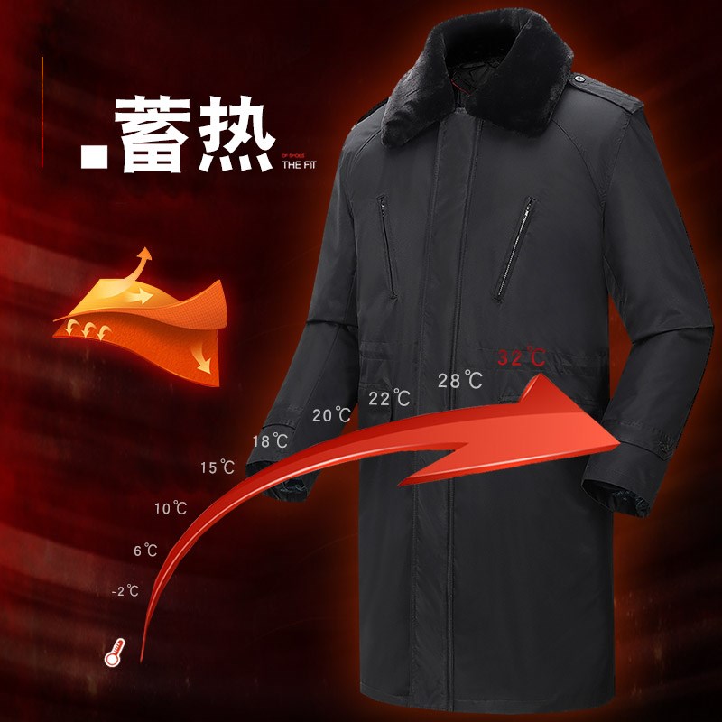 军棉大衣男冬季加厚防水作训棉大衣保安h大衣防寒棉服冷库保暖棉