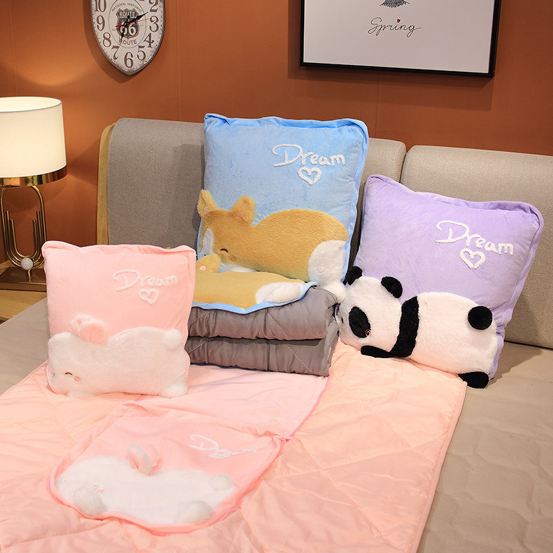 夏季抱枕被子两用二合一午休汽车折叠车用L枕头办公室午睡毯子靠,居家布艺,抱枕被,淘宝优惠券,粉丝福利购,淘宝优惠卷