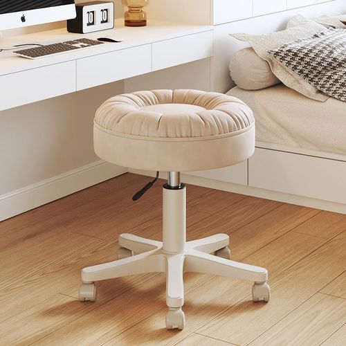 美容凳子滑轮大工凳旋转美发美甲升降圆凳理发P店剪发转椅发廊专