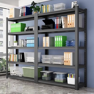 新疆乌鲁c木齐仓储货架加厚库房储物架家用黑色置物架阳台展示铁