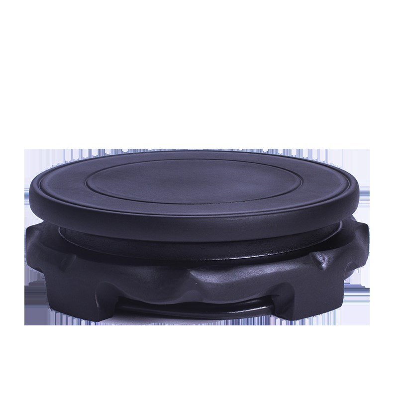 电动旋转木底座花瓶木雕石头工艺品摆件底托古玩玉器W铜器实木底