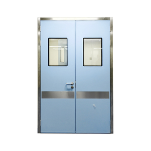 手术室气密门医用自动门无尘车间钢质门防辐射电动脚踏.感应气密