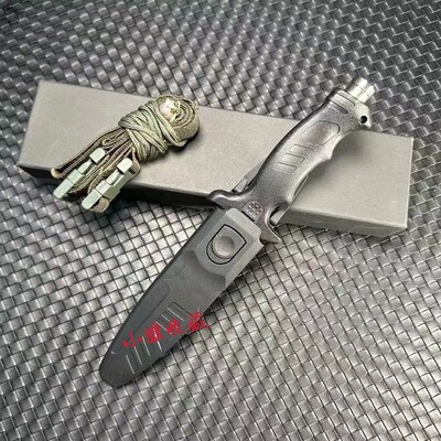 户外多功能05潜水刀鞘野t外求生战术刀套蛙人刀鞘原装激光流水号