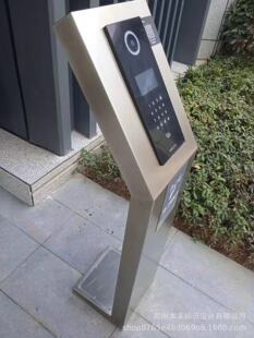 楼宇对讲立柱可视对讲立柱不锈钢立柱门口机立柱可视对讲支架