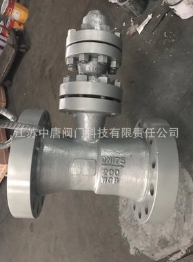 H48H-200C高压空排止回阀 DN175口径  H48H截止止回阀 WCB材质