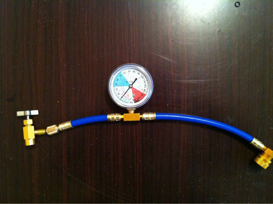 R134A汽车空调制冷剂雪种冷媒加注工具加氟管可选择开瓶器1/2 M14