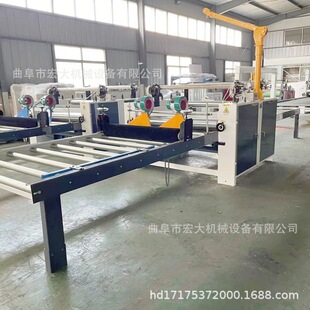 硅酸钙板贴纸机 宏大木饰面覆膜机 防火冰火板冷热两用胶膜贴面机