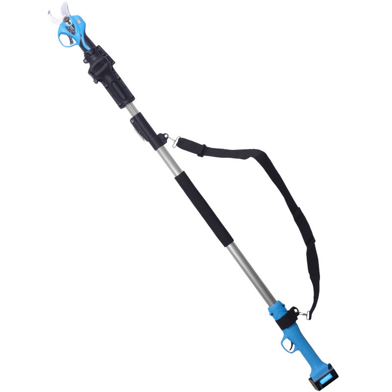 舒畅电剪伸缩加长杆电动修枝剪高枝杆延长杆高枝修剪1.5-2.1米