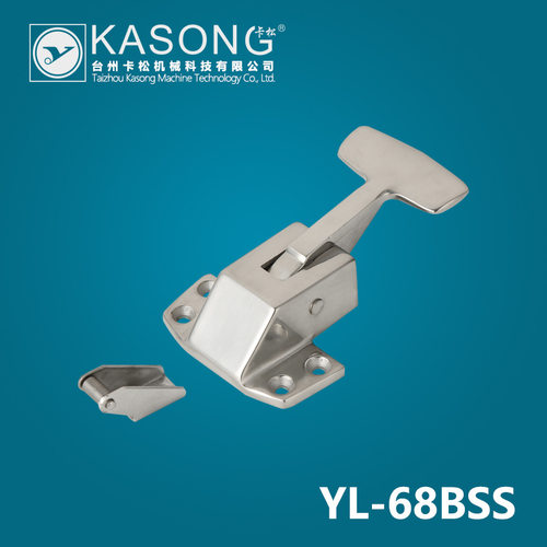 卡松不锈钢把手YL-68BSS冷库拉手 环境试验设备配件锁 试验门锁